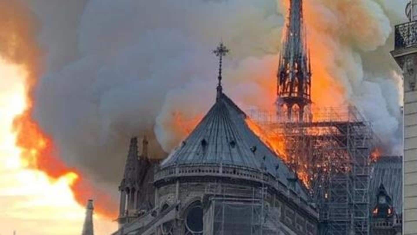Paris stunned as 850-year-old Notre-Dame cathedral goes up in smoke