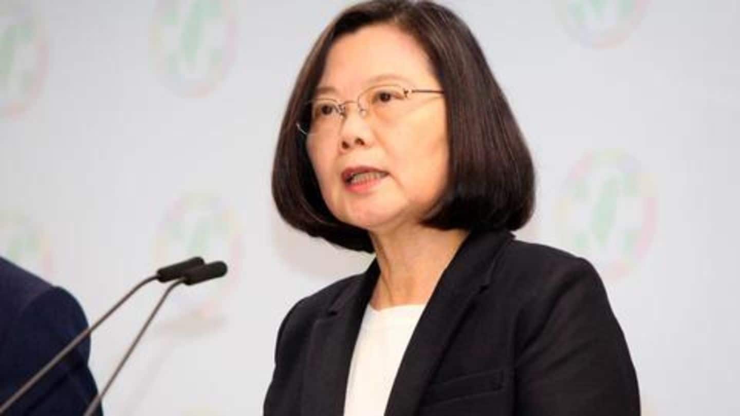 Taiwan's President Tsai Ing-wen rejects Xi Jinping's call for unification