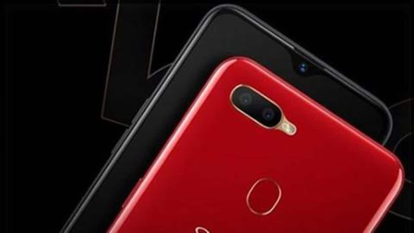 OPPO A5s available in Black and Red color options OPPO A5s available in Black and Red color options