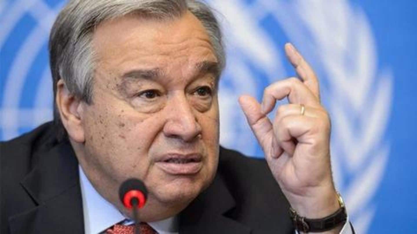 UN chief Guterres calls for immediate halt to Libya fighting