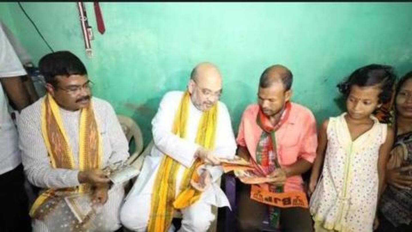 Man, who hosted BJP chief Amit Shah, joins BJD