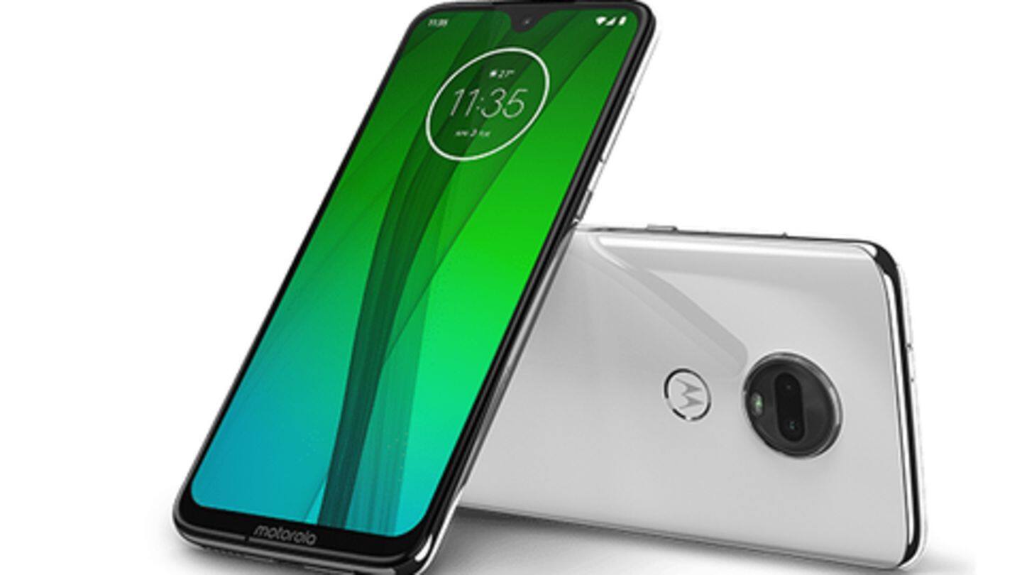 Moto G7: At a glance Moto G7: At a glance