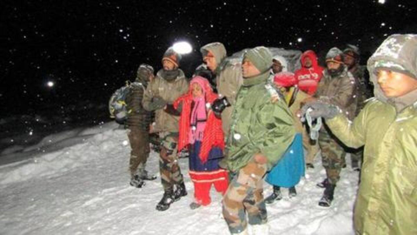 Heavy snowfall leaves 150 stranded in Sikkim, rescued by Army