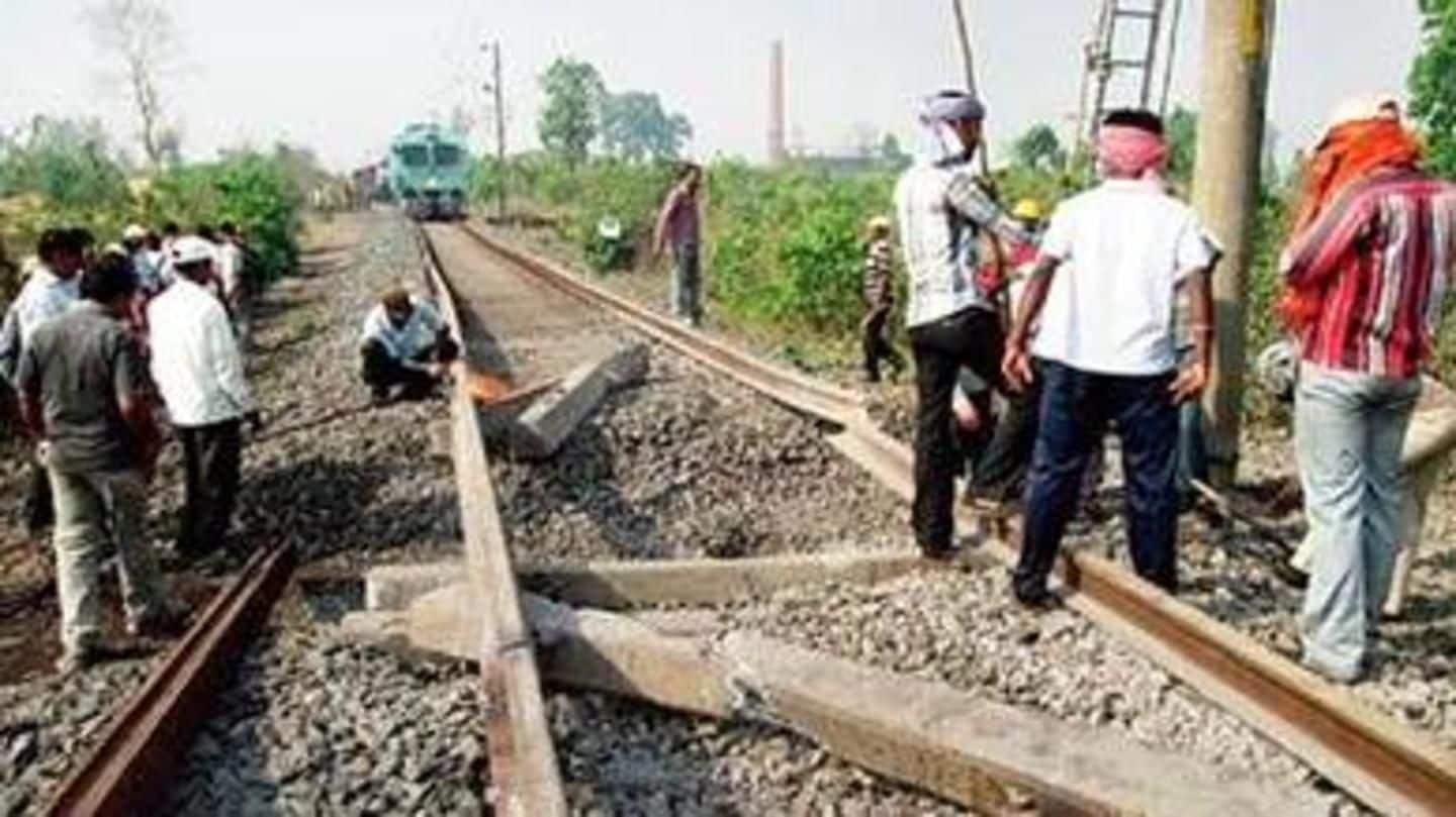 Jharkhand: Maoists blow up railway tracks, train movement hit