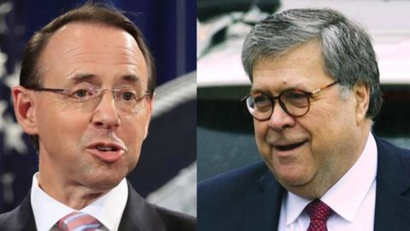 Barr, Rosenstein condensed the investigation into a summary letter Barr, Rosenstein condensed the investigation into a summary letter