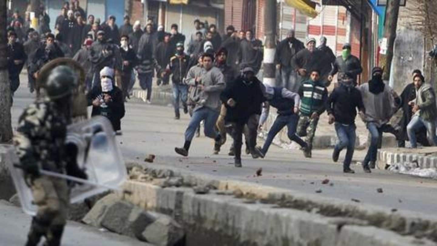 759 stone pelting incidents reported in J&K in 2018: MHA