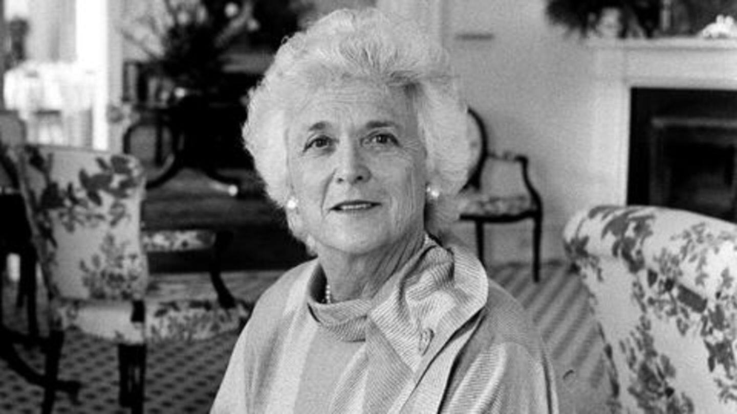 Former First Lady of the US: Barbara Bush (1925-2018) Former First Lady of the US: Barbara Bush (1925-2018)