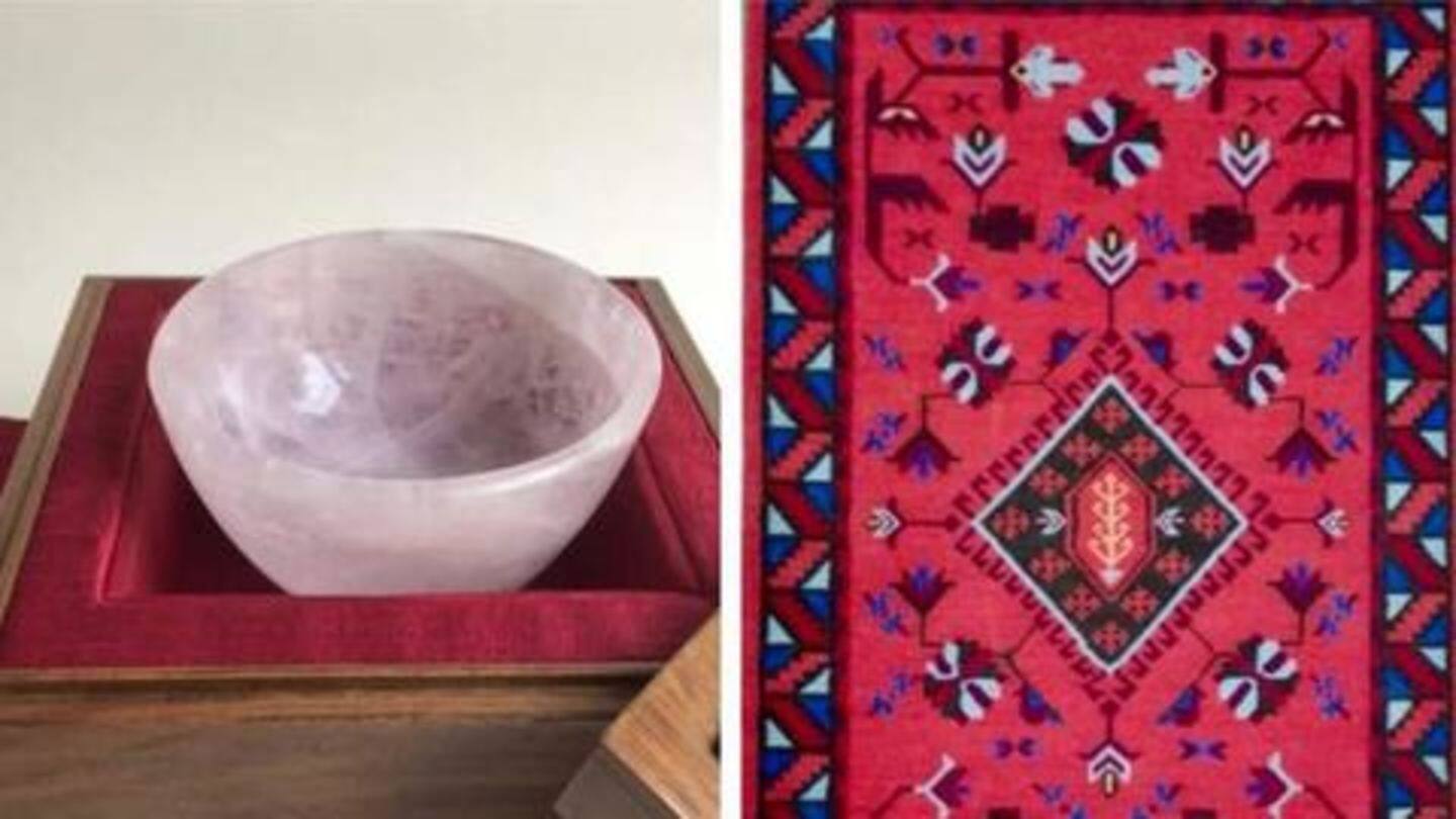 Gifts made under supervision of Ahmedabad-based National Institute of Design Gifts made under supervision of Ahmedabad-based National Institute of Design