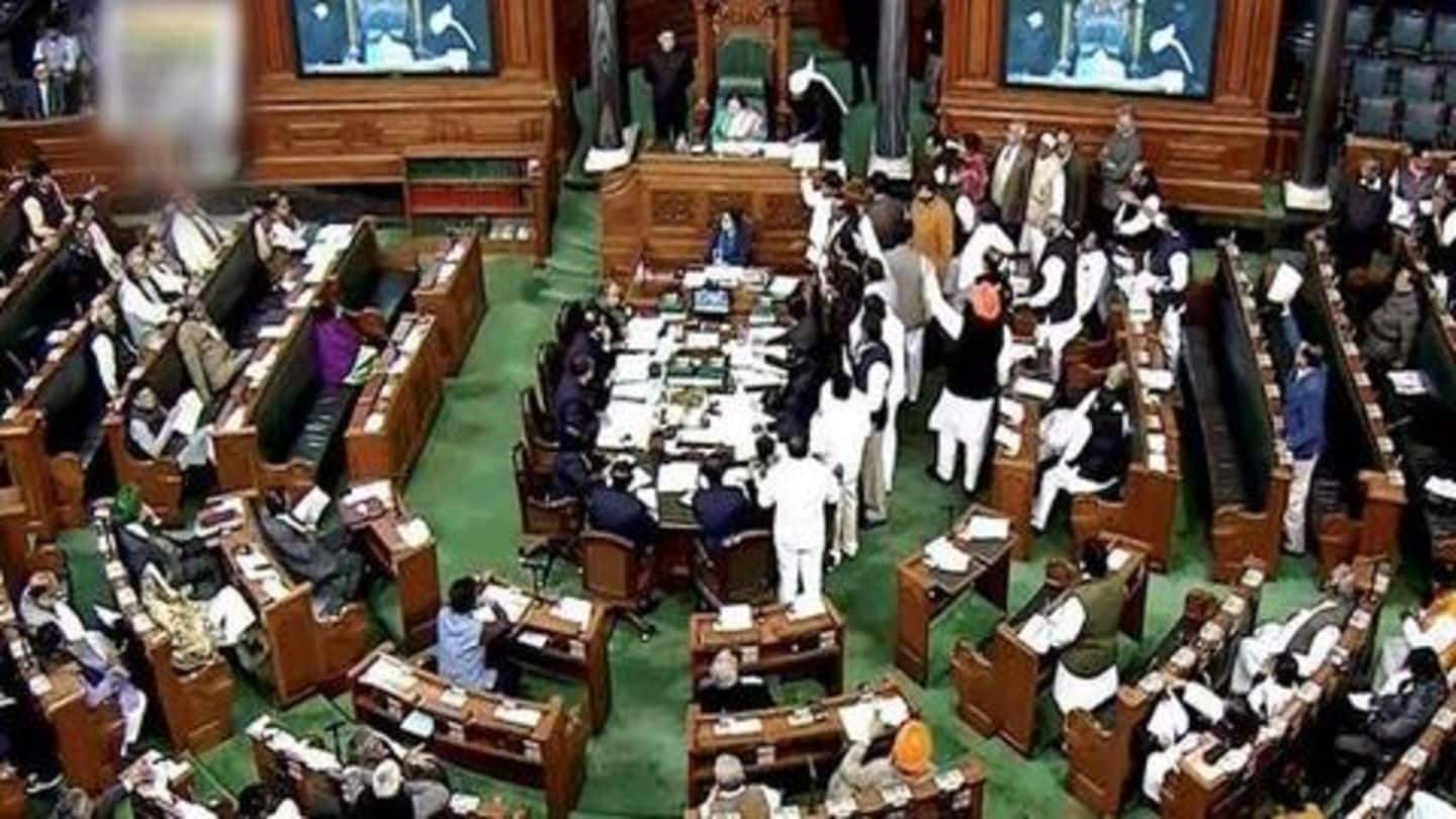 Lok Sabha proceedings disrupted for seventh consecutive working day