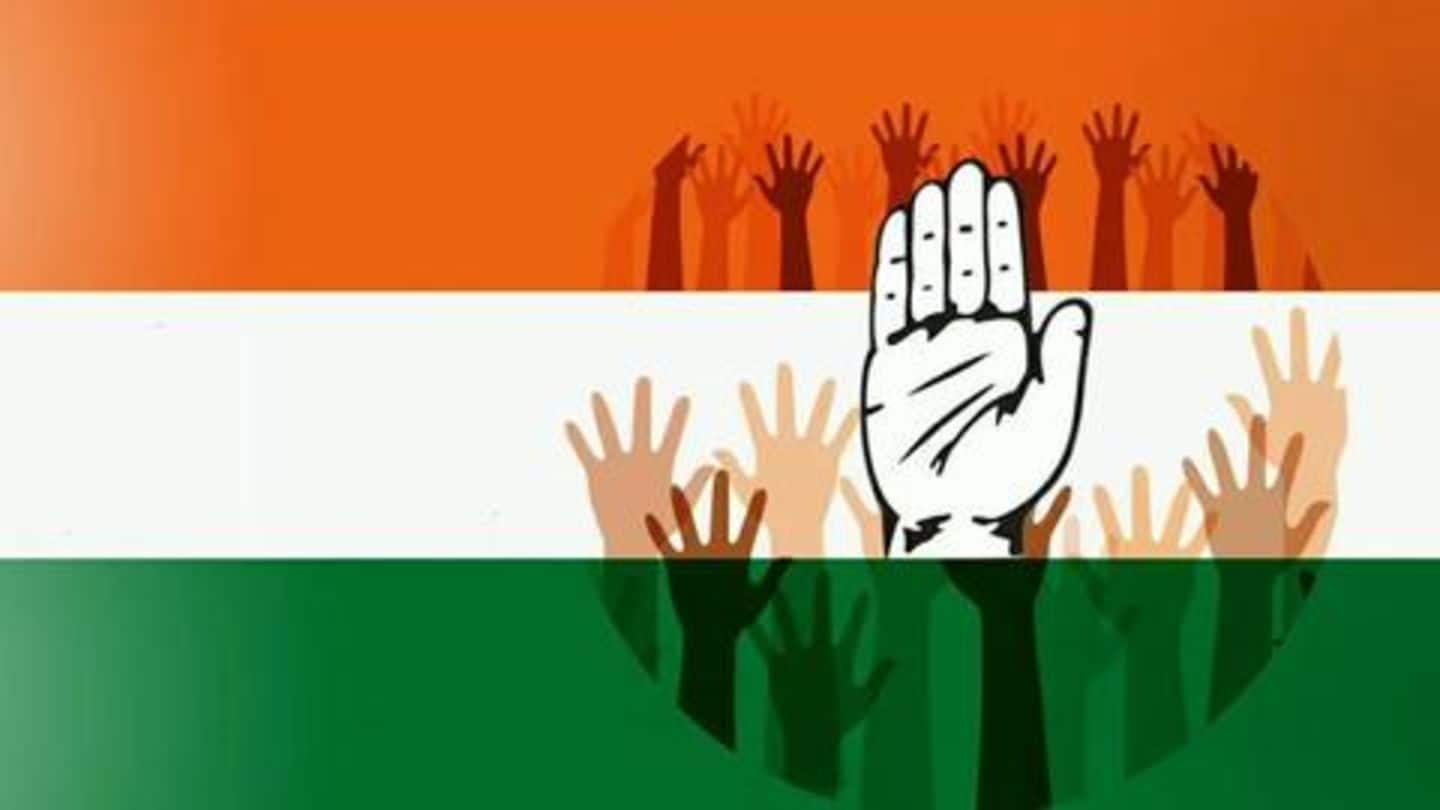 Congress removes stanza from campaign theme song after EC objects