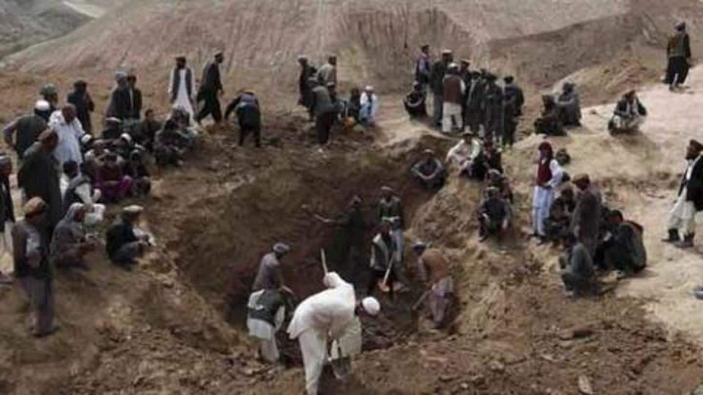 At least 30 killed as gold mine collapses in Afghanistan