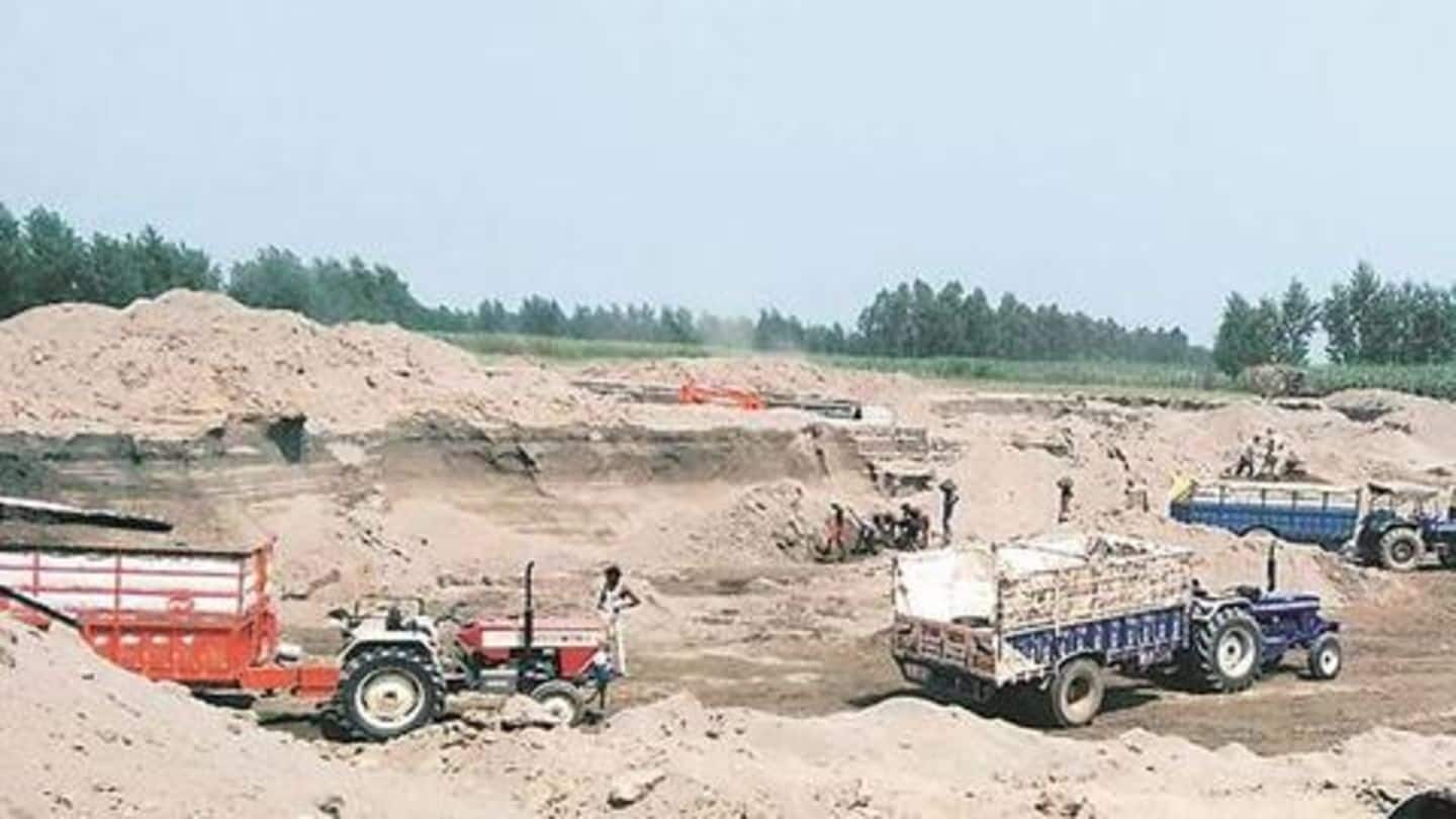 UP: Mining department inspector booked for aiding sand-mining mafia