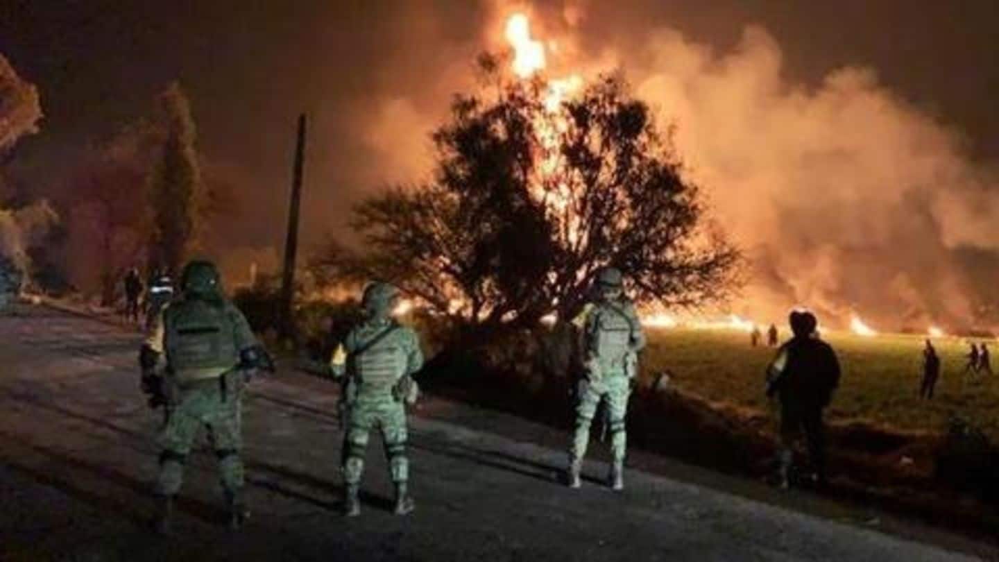 Leaking fuel-pipeline triggers massive blaze in Mexico, kills 20