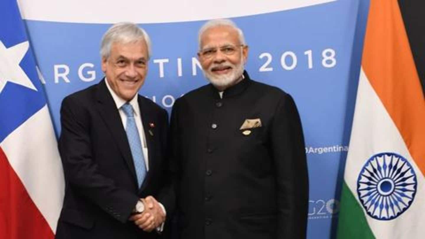#G20Summit: Modi meets Chilean President, discusses ways to deepen partnership