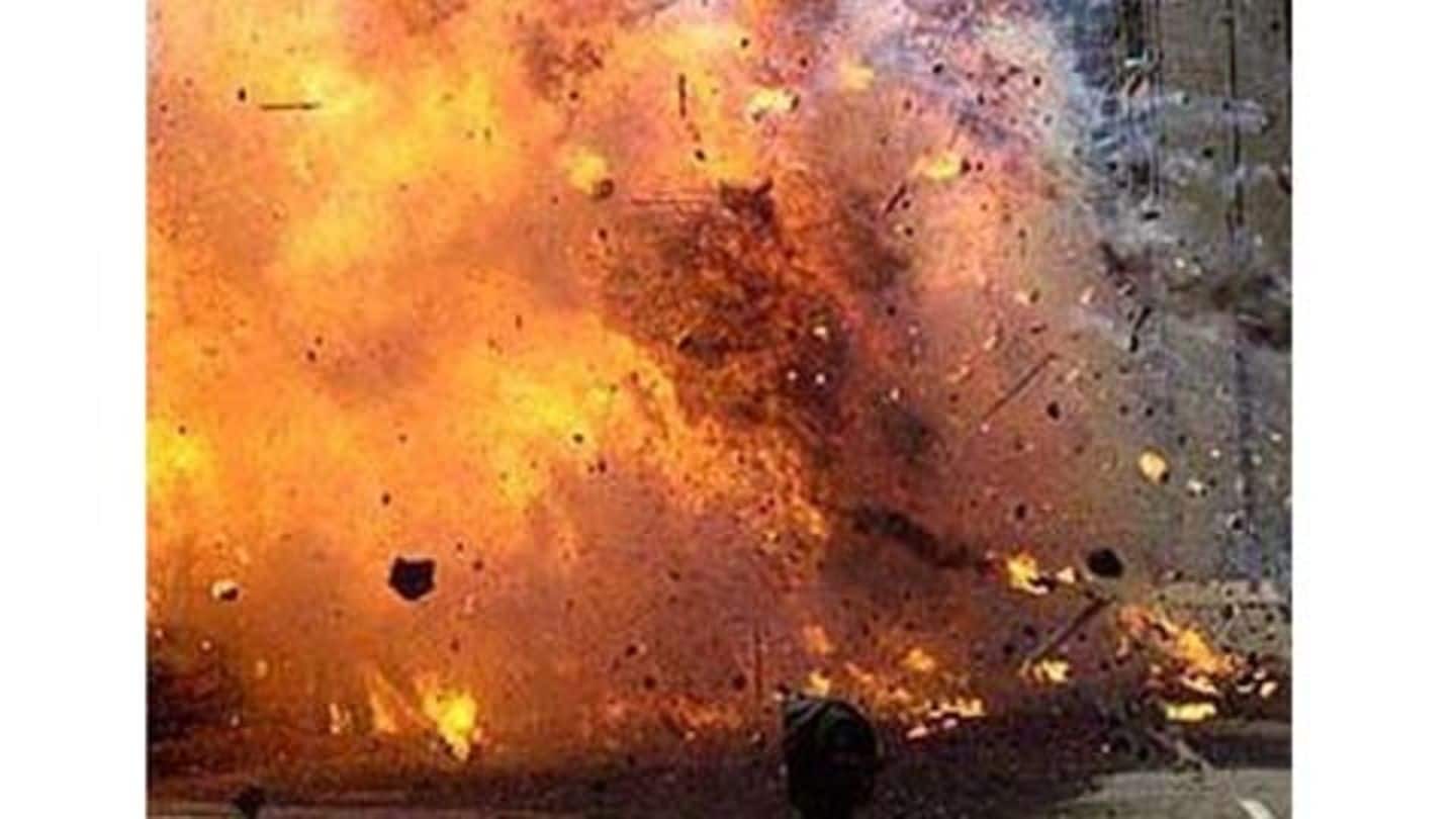 Two killed in explosion at illegal firecracker warehouse in UP