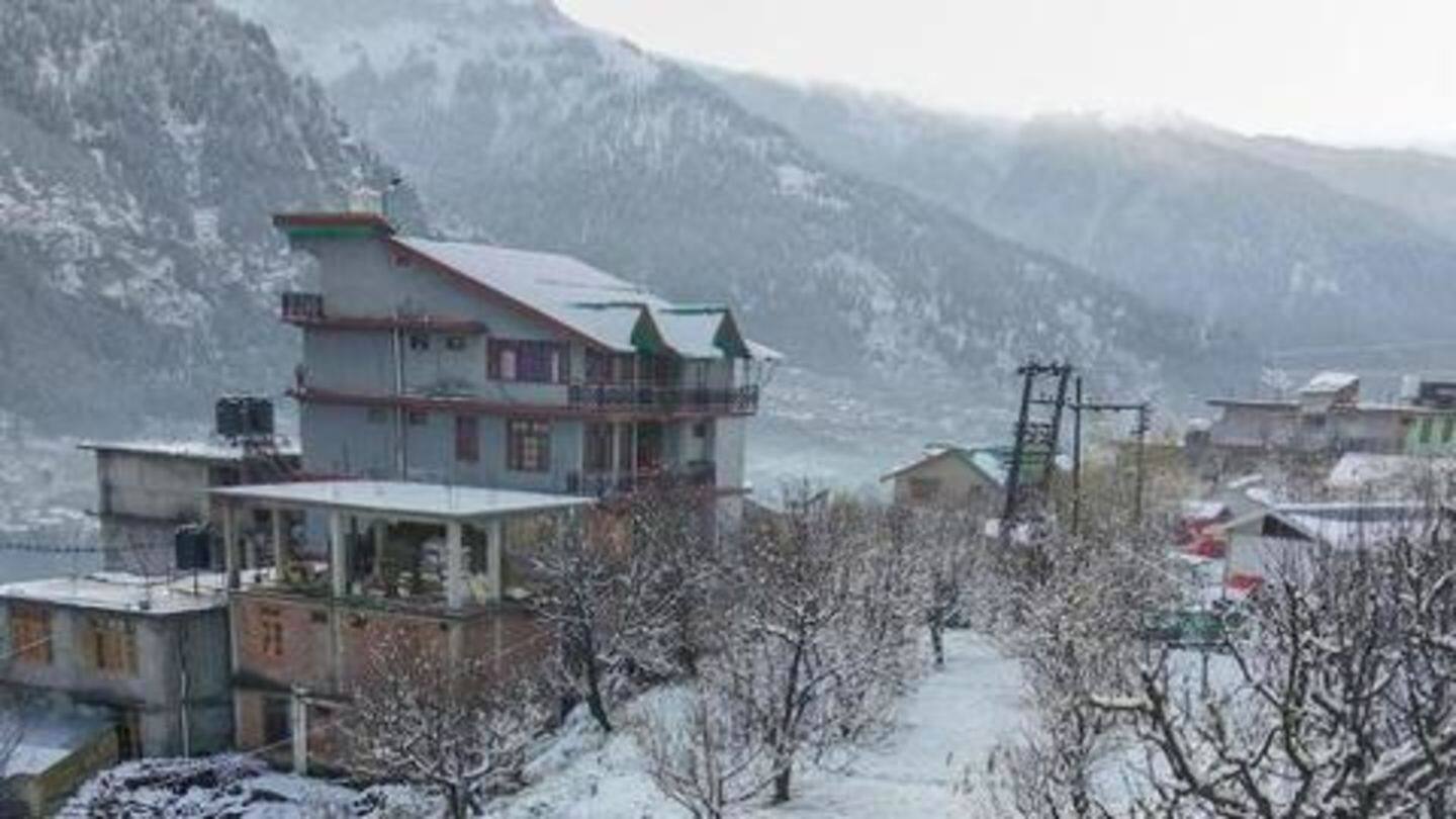 Snowfall effect: Temperature falls below freezing point, Himachal shivers
