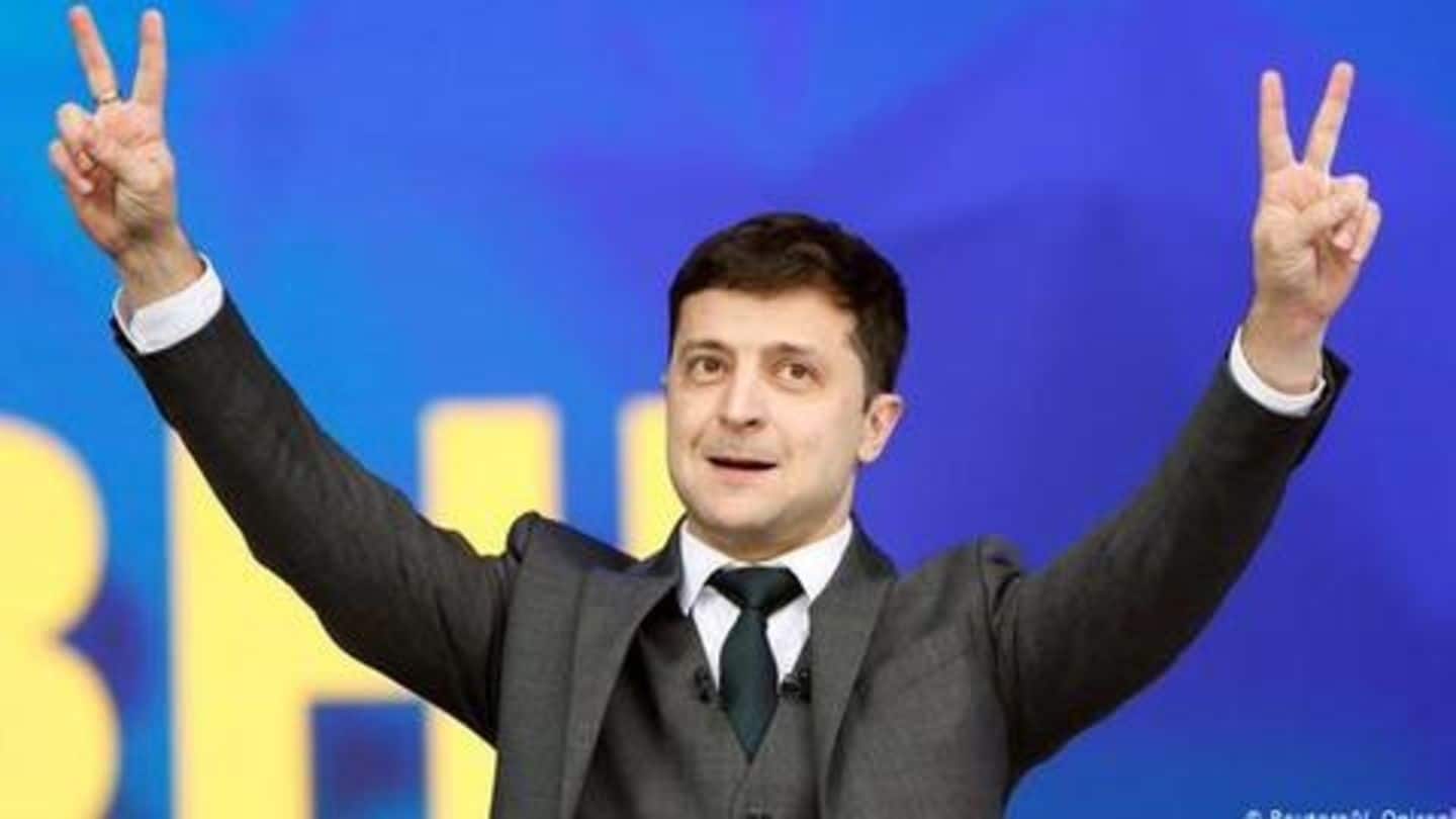 He once played Ukraine's President, is now one in real-life