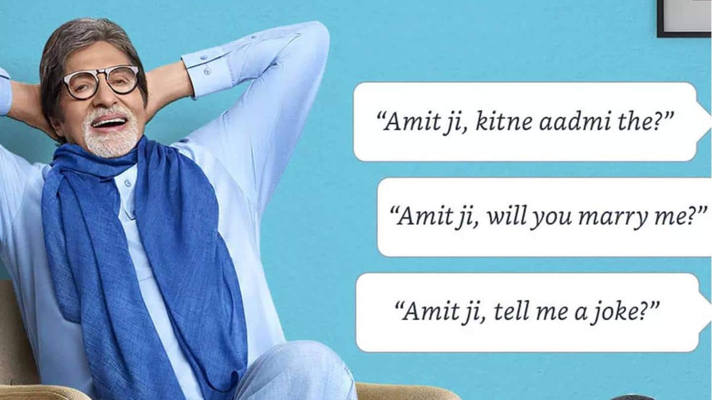 Bachchan wished to 'engage more effectively' with this voice technology Bachchan wished to 'engage more effectively' with this voice technology
