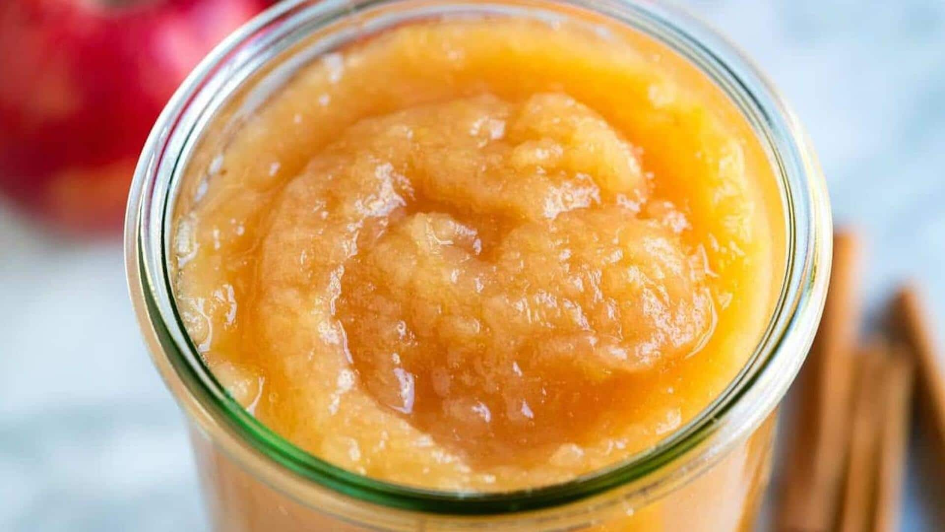 Wholesome treats: Cooking with homemade apple sauce