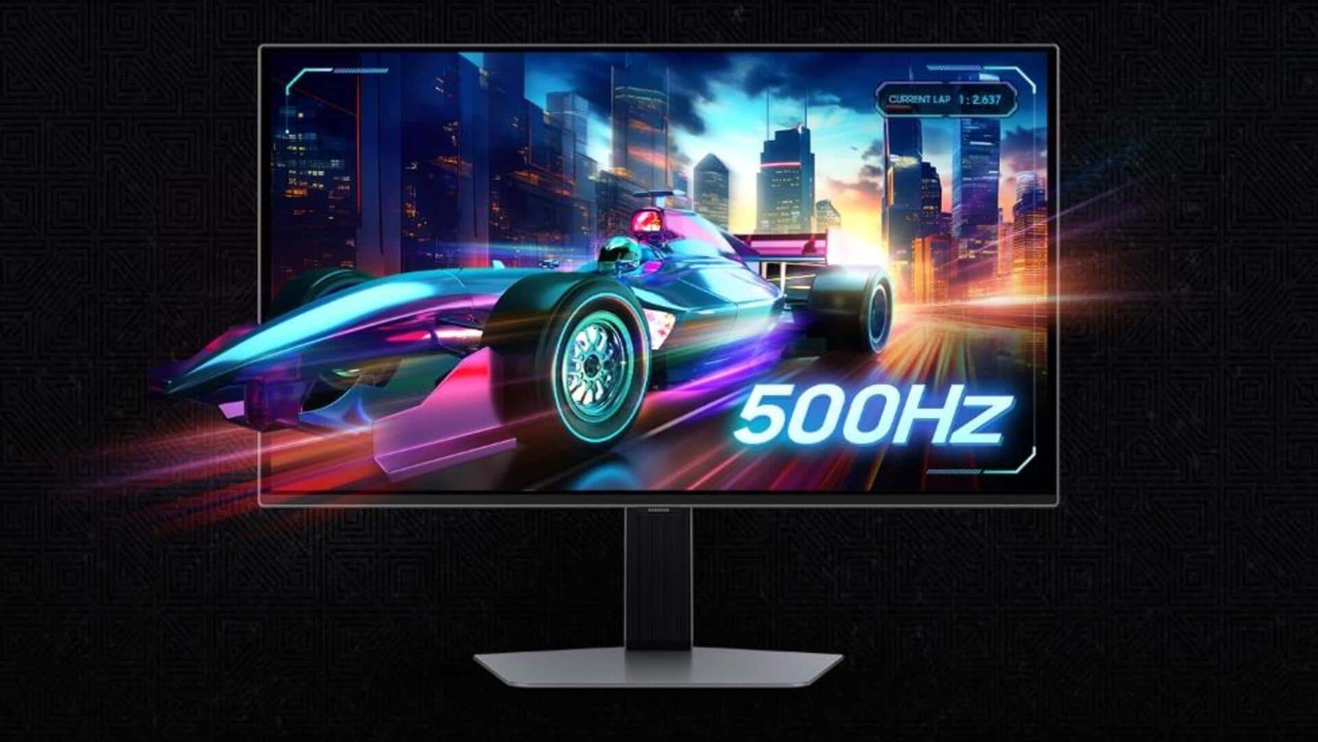 Samsung launches world's 1st 500Hz OLED gaming monitor Samsung launches world's 1st 500Hz OLED gaming monitor