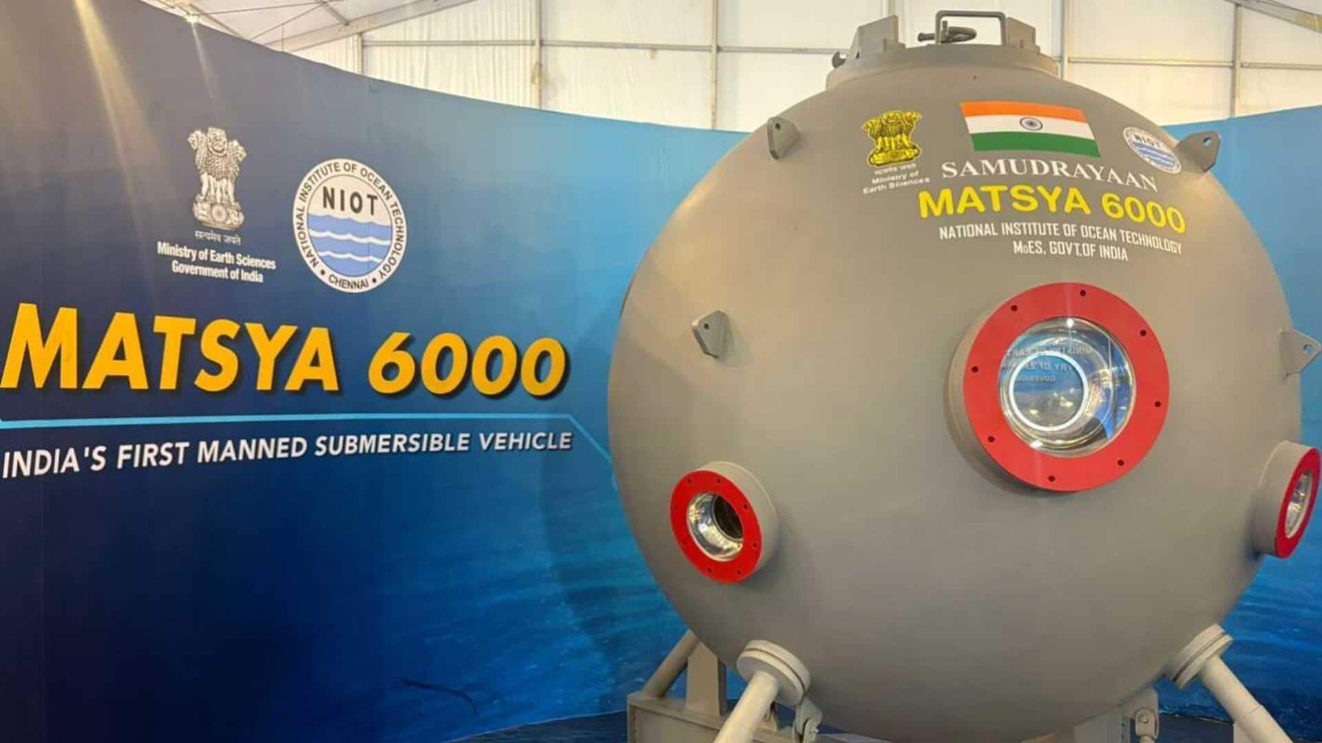 Meet Matsya 6000, India's 1st manned deep-sea submersible