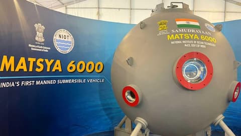 Meet Matsya 6000, India's 1st manned deep-sea submersible