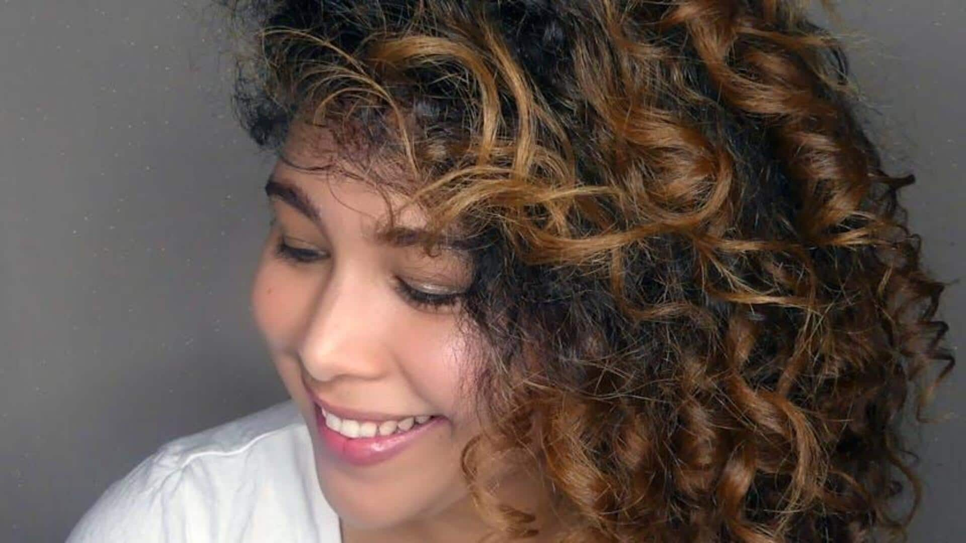 Enchanting crown twists for shoulder-length curly hair