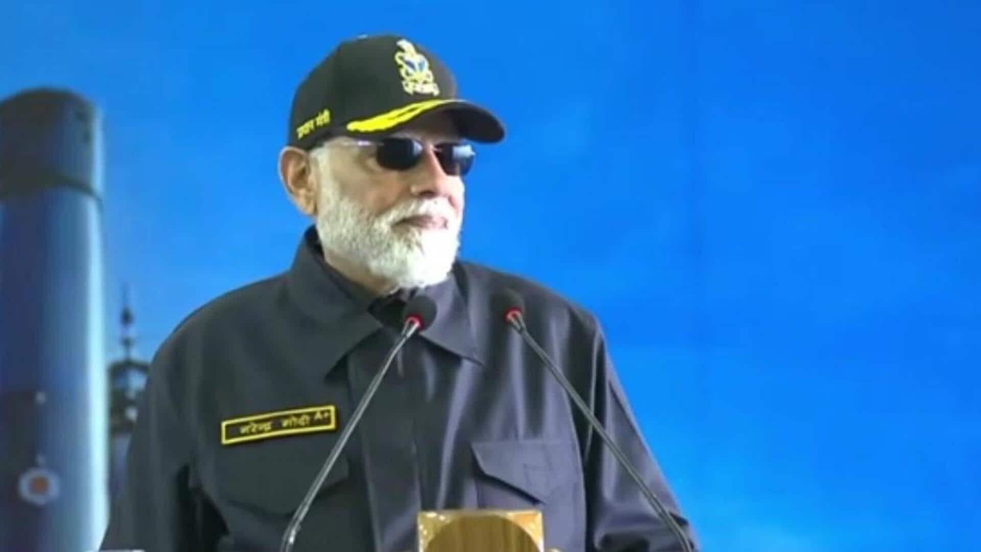 PM Modi celebrates Diwali onboard INS Vikrant with Navy PM Modi celebrates Diwali onboard INS Vikrant with Navy