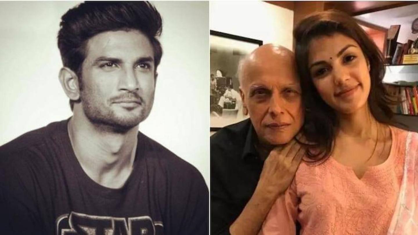 'You've unclipped my wings,' Rhea's chat with Mahesh Bhatt leaked