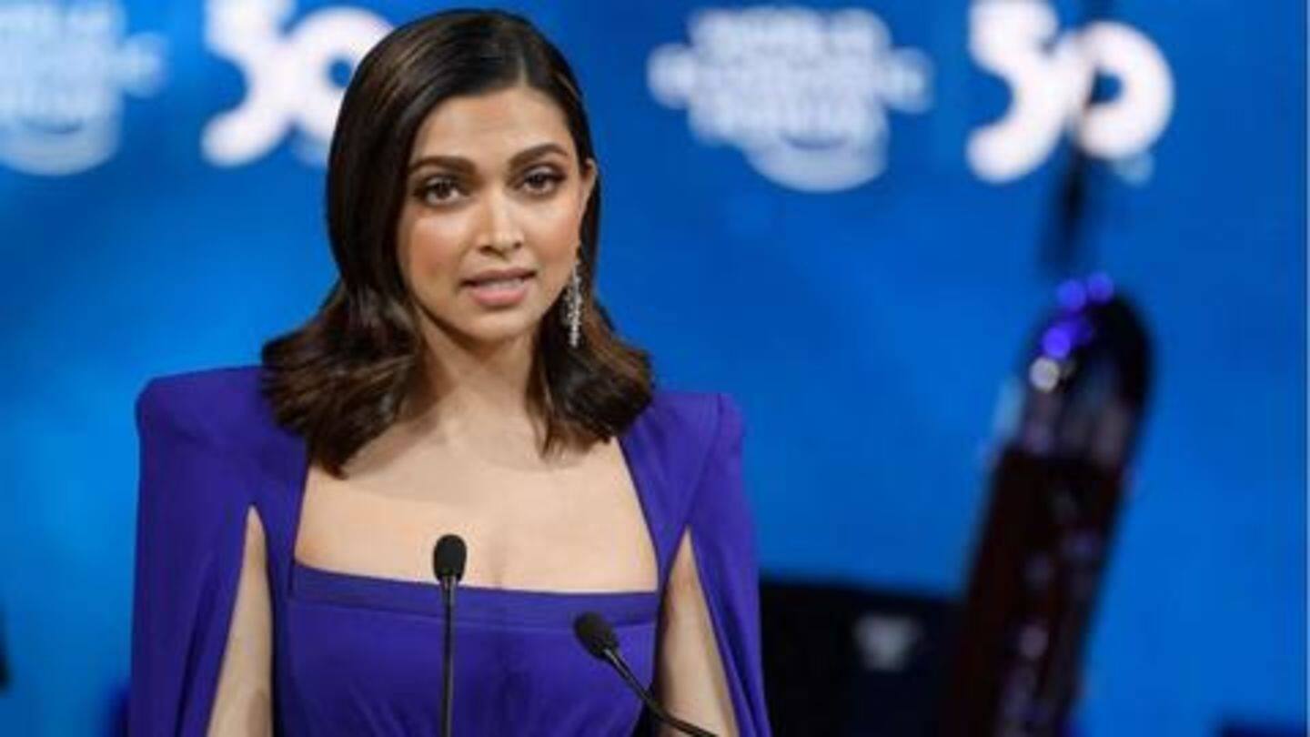 Recently, Deepika was conferred with the Crystal Award at WEF Recently, Deepika was conferred with the Crystal Award at WEF