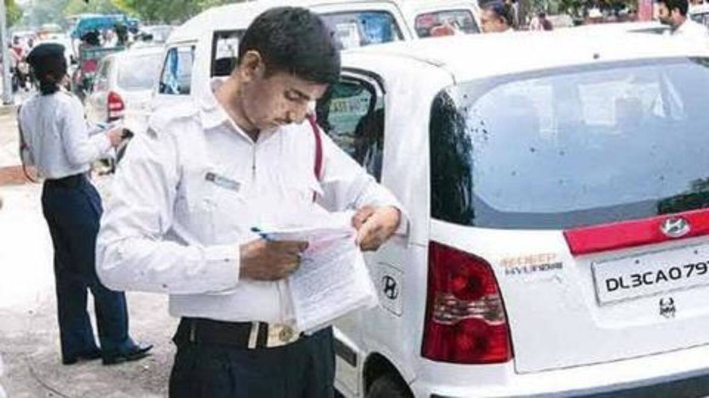 Delhi Traffic Police issued 3,900 challans after new bill implementation Delhi Traffic Police issued 3,900 challans after new bill implementation