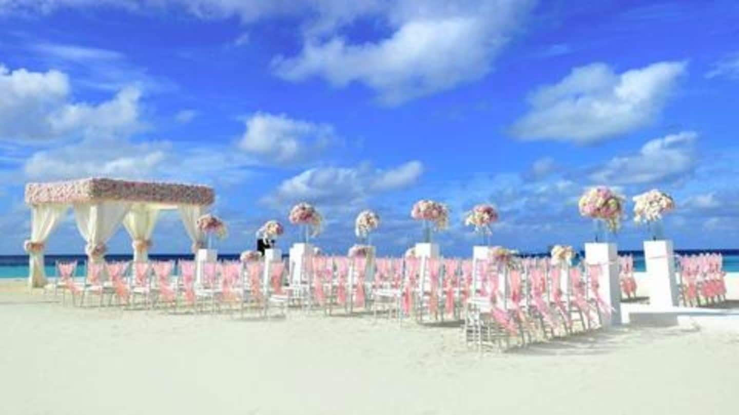 Five most beautiful places around the world to get married