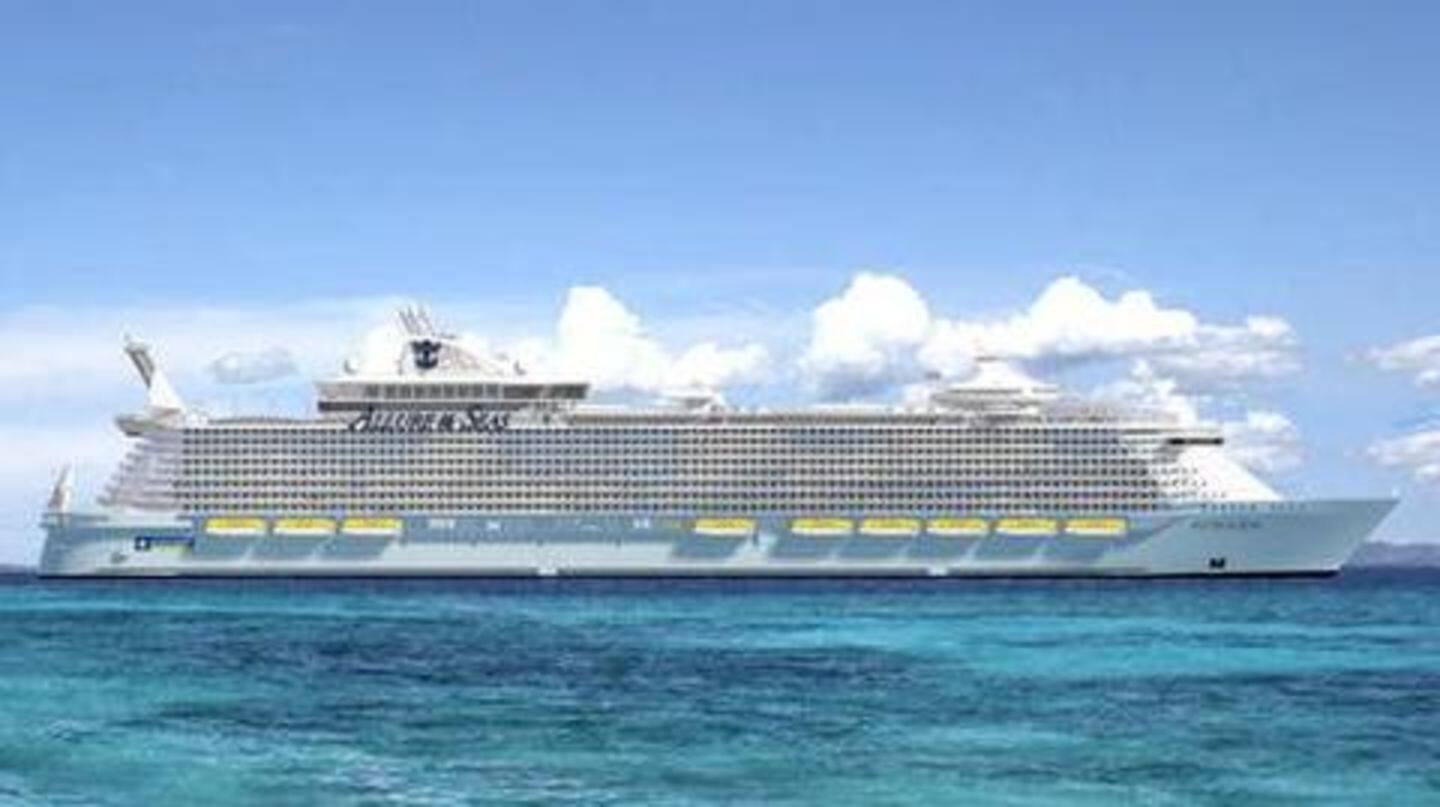 Allure of the Seas: It has a passenger-capacity of 5,400 Allure of the Seas: It has a passenger-capacity of 5,400