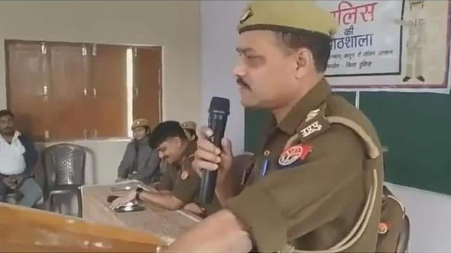 'Police take money, get job done,' UP cop tells students