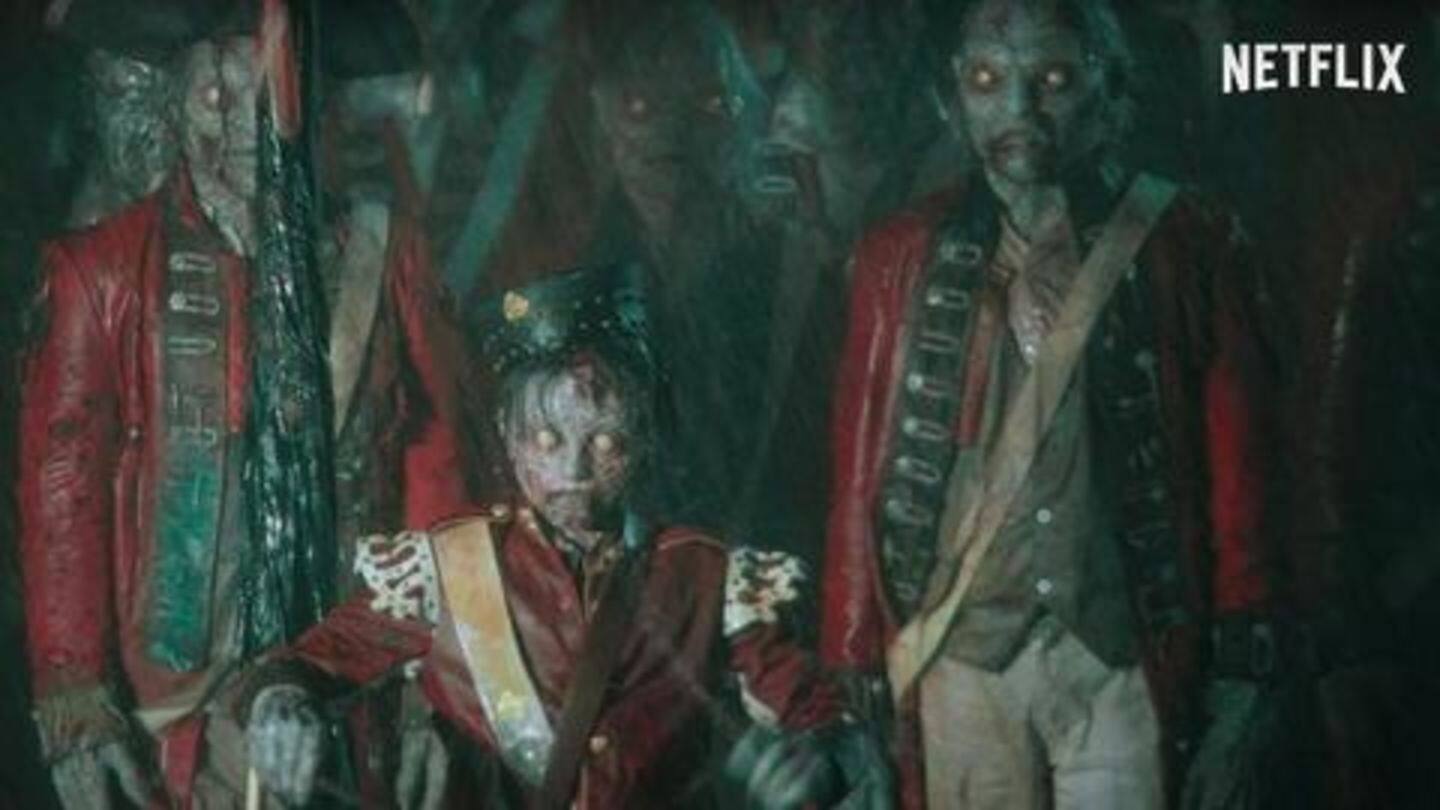 A battalion of soldier-zombies rises from the dead A battalion of soldier-zombies rises from the dead
