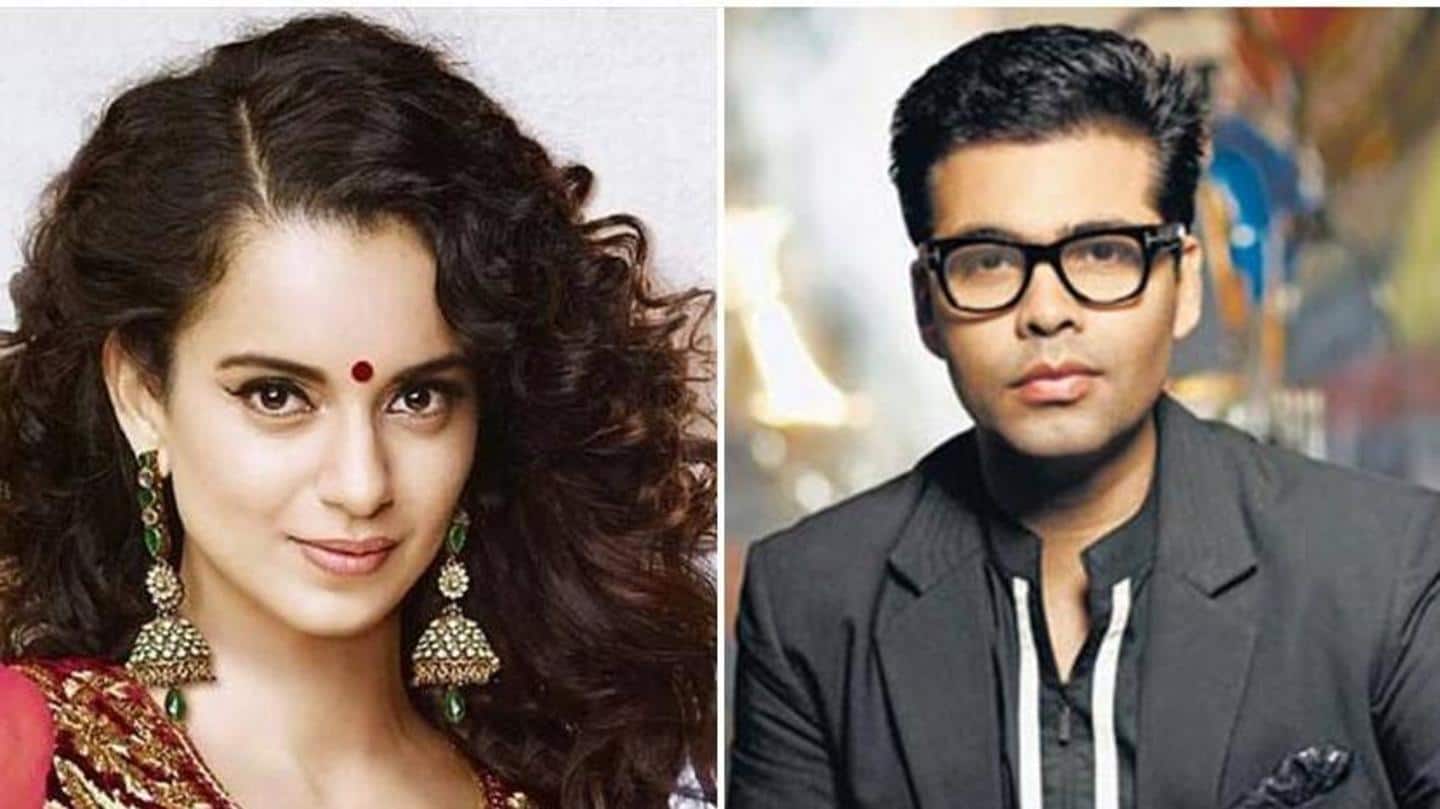 Kangana wants KJo's Padma Shri taken back Kangana wants KJo's Padma Shri taken back