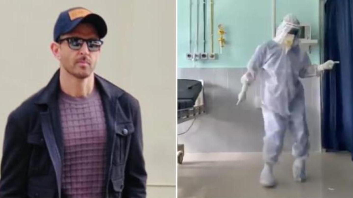 Hrithik Roshan awed by doctor's viral moves on 'Ghungroo'