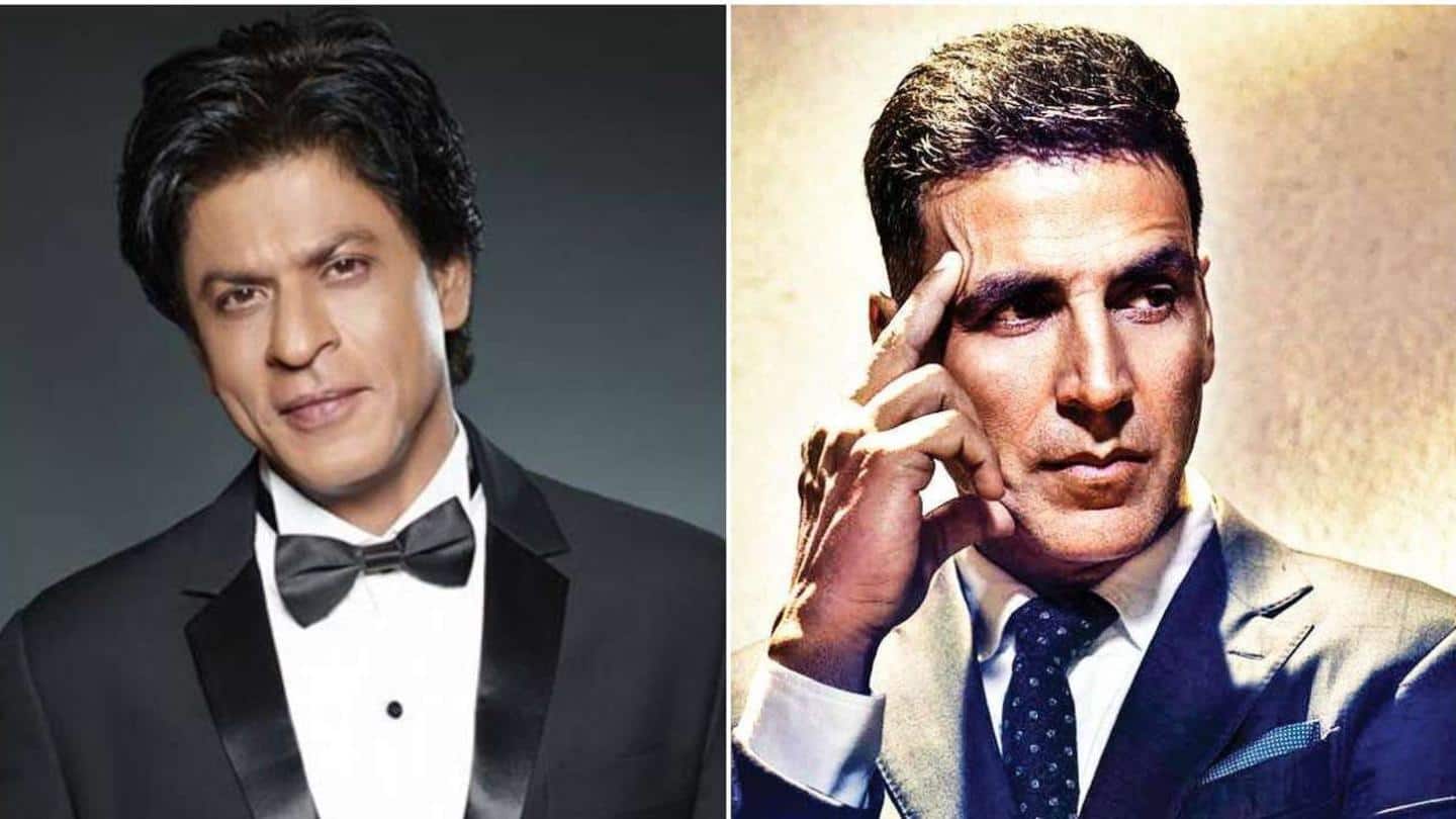 Akshay, SRK feature on Forbes' list of most influential stars