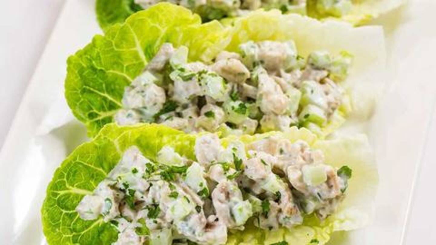 Low-carb salad sandwich: Simple yet delicious! Low-carb salad sandwich: Simple yet delicious!