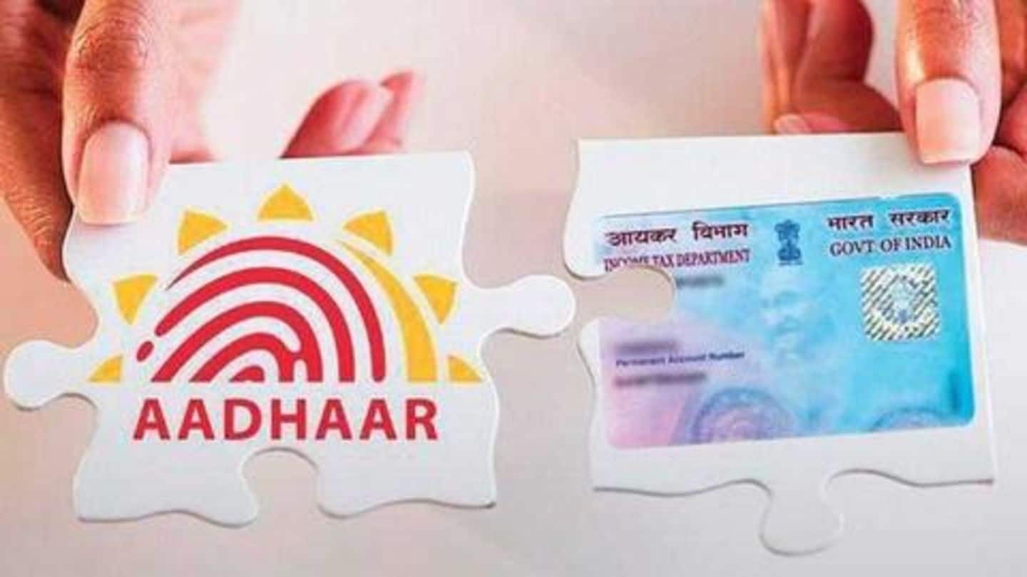 Separately, Aadhaar and PAN can now be used interchangeably Separately, Aadhaar and PAN can now be used interchangeably