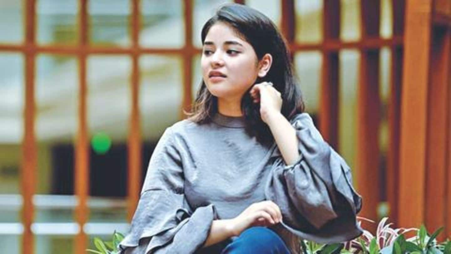 Our voices have been silenced: Zaira Wasim talks about Kashmir