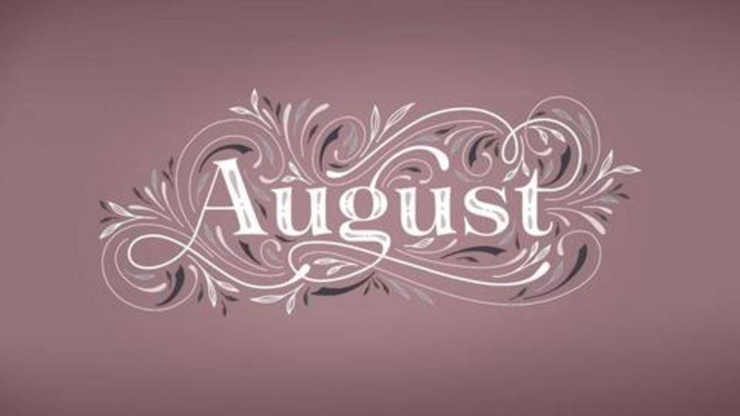 A double treat in August as well A double treat in August as well