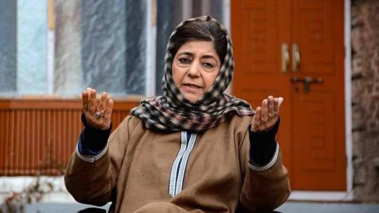 Mehbooba Mufti denied passport over 'national security' concerns