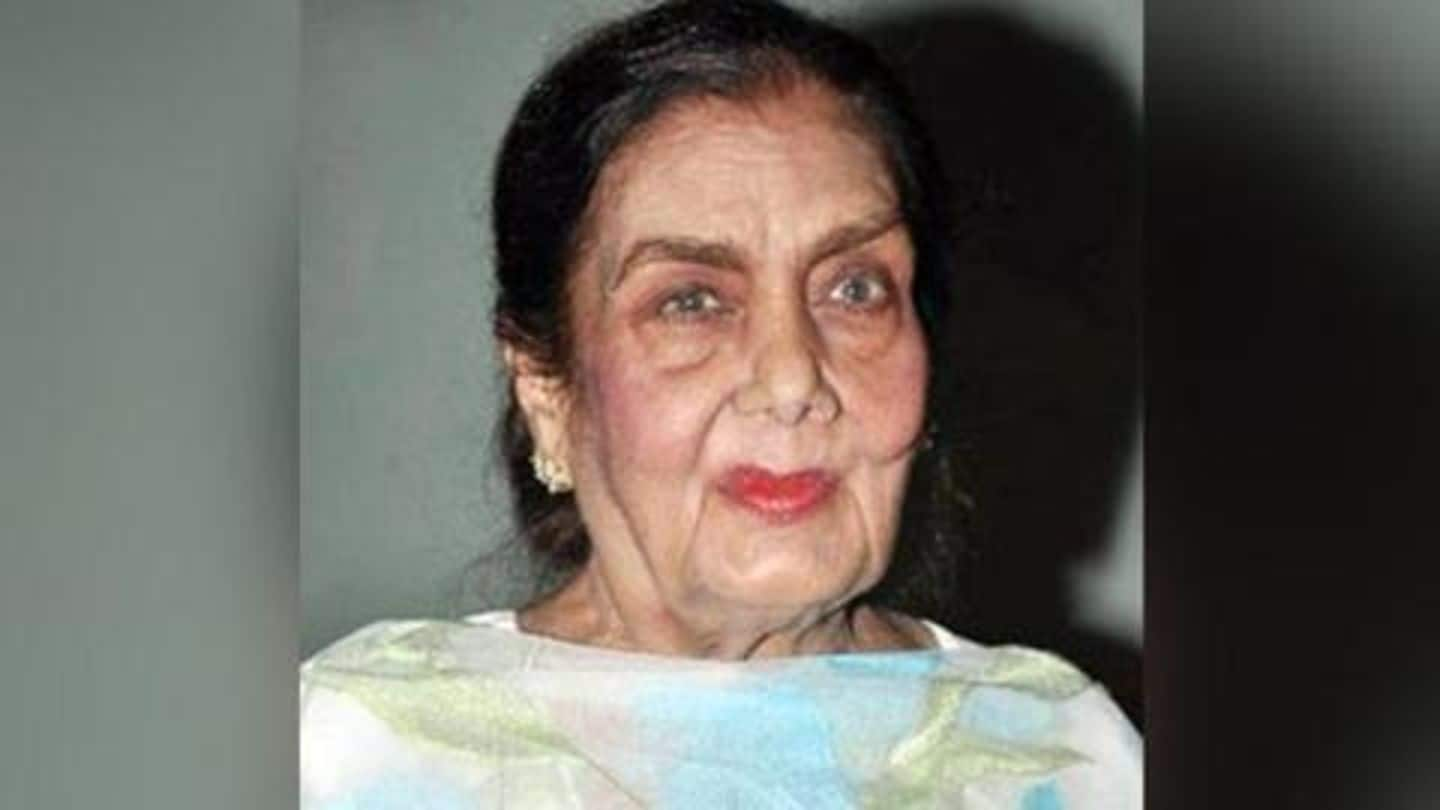 Veteran actor Nimmi passes away; Bollywood pays tribute