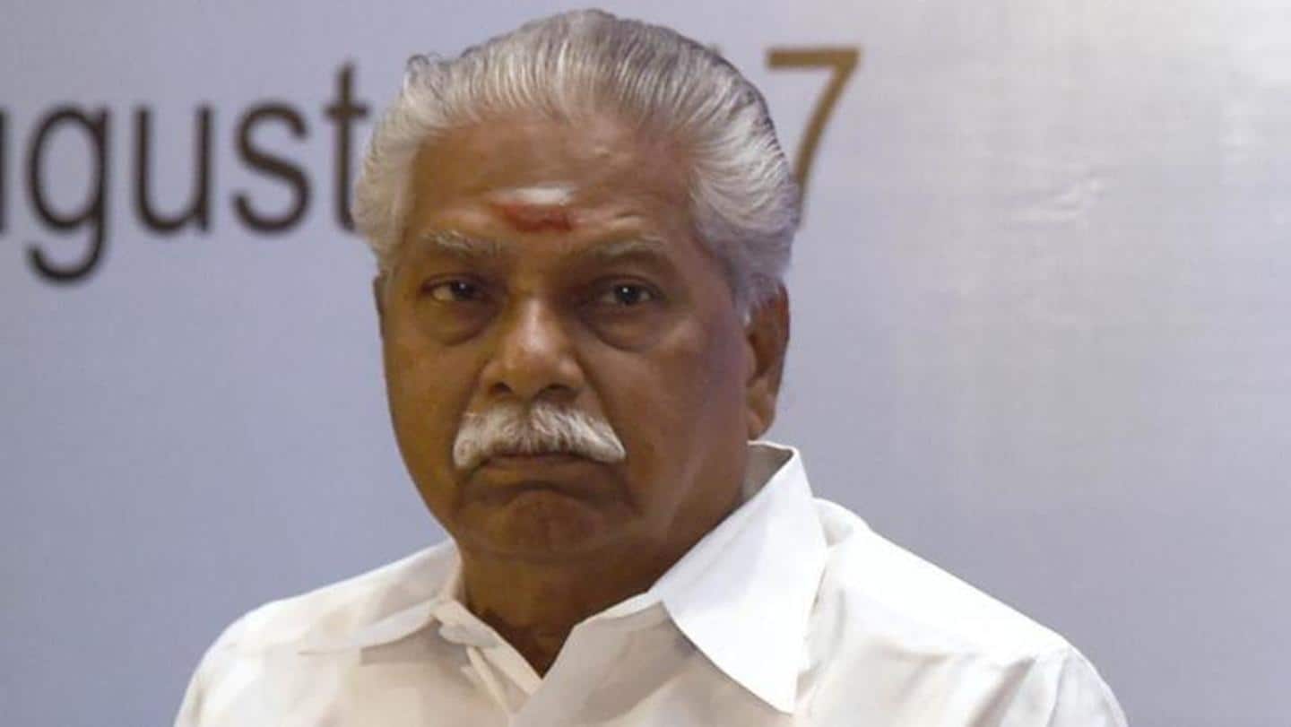 Tamil Nadu: Agriculture Minister Doraikkannu, 72, dies due to COVID-19