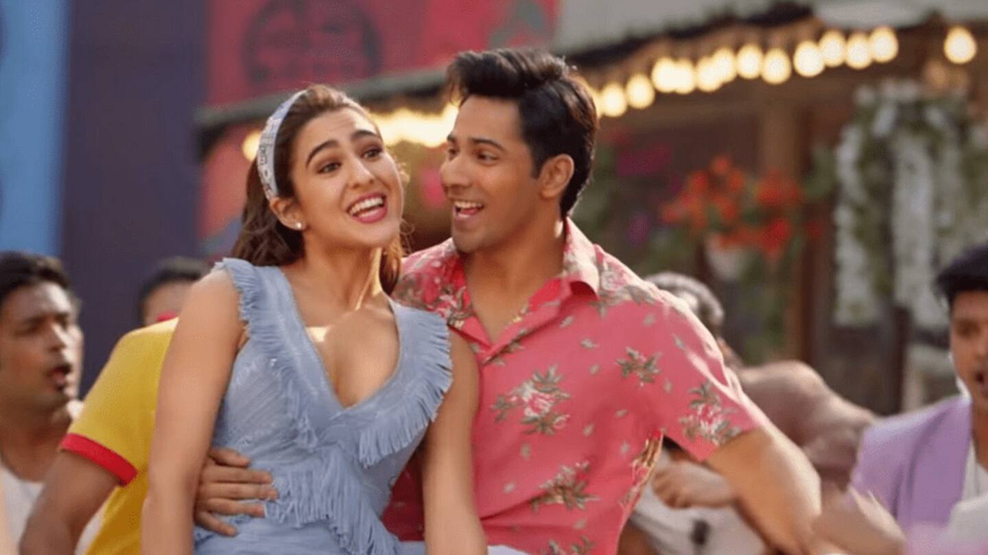Sara Ali Khan puts a clumsy act Sara Ali Khan puts a clumsy act