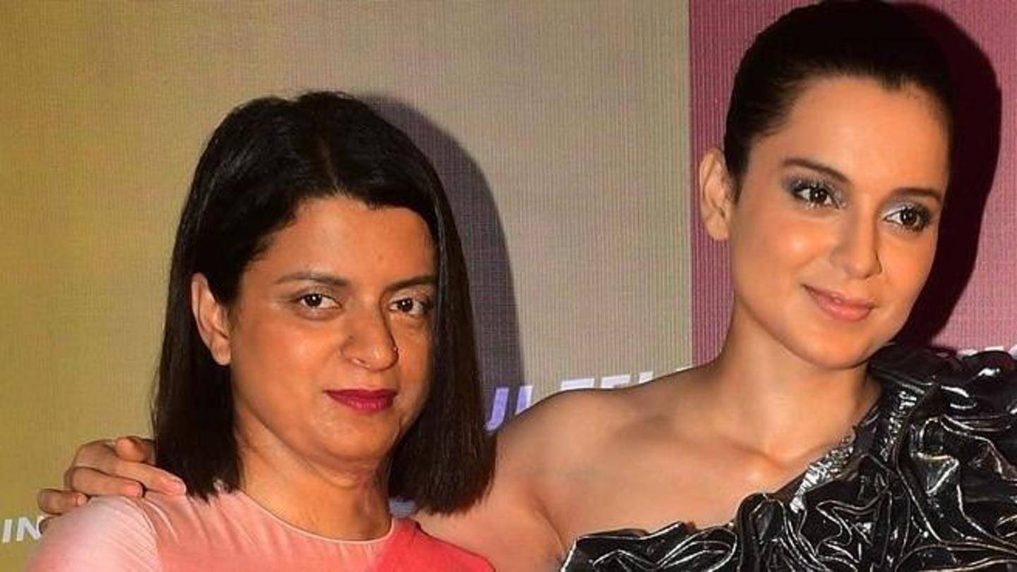 Kangana Ranaut, sister questioned by Mumbai Police in sedition case