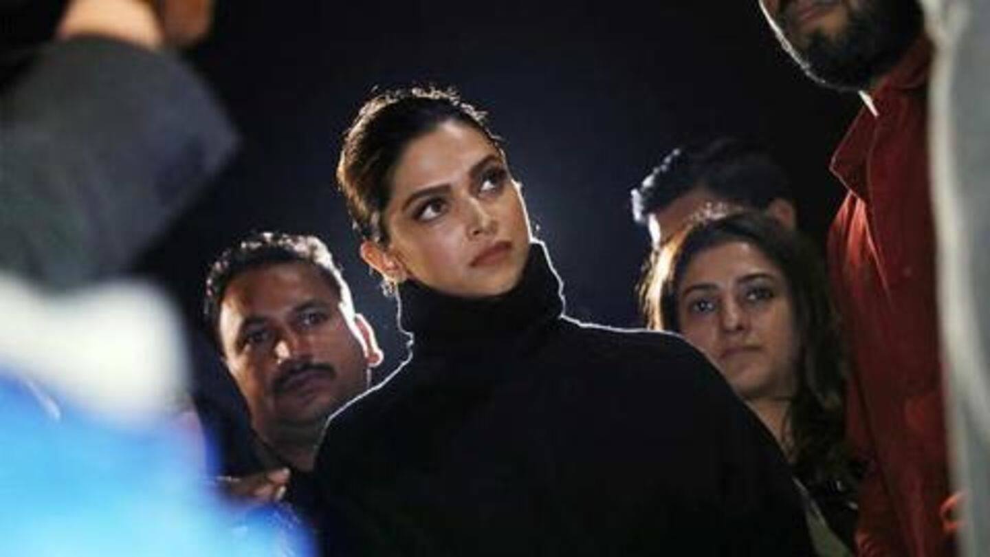 Deepika visited the JNU on January 7 Deepika visited the JNU on January 7