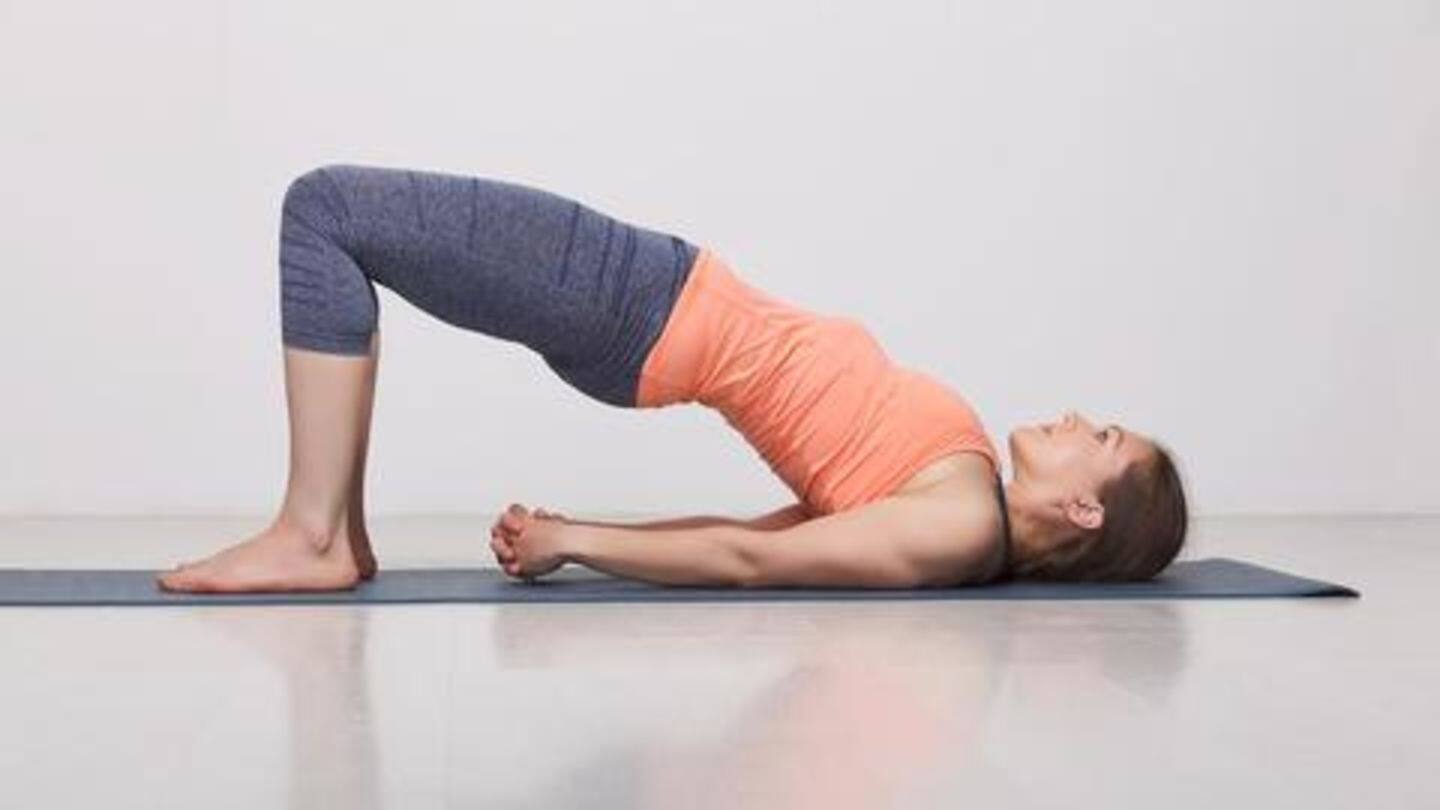 Setu Bandha Sarvangasana or the Bridge pose Setu Bandha Sarvangasana or the Bridge pose