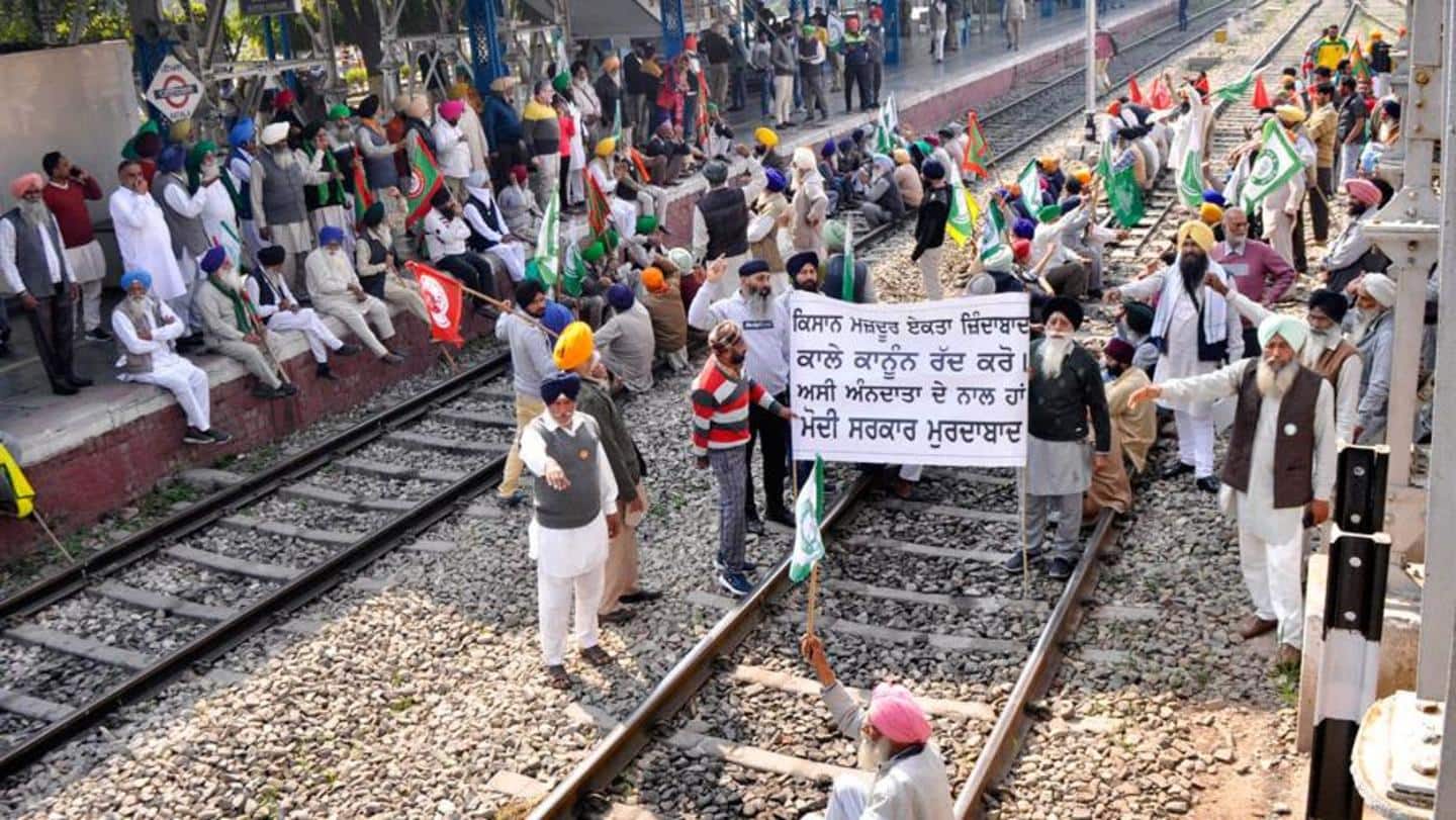 Farmers stage 'Rail Roko' today to seek Union Minister's resignation
